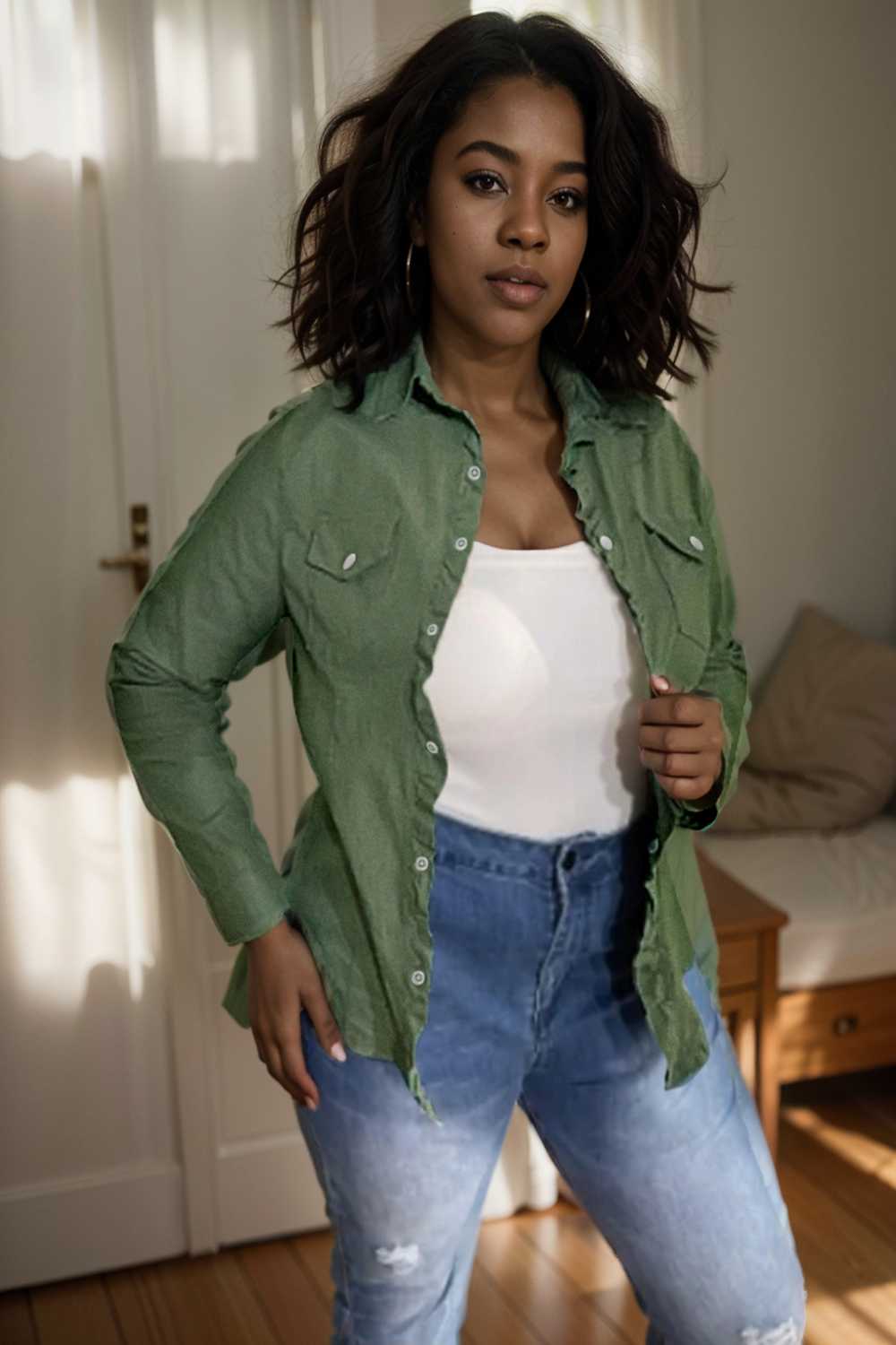 ruched trim button up long sleeve collared casual jacket 107629