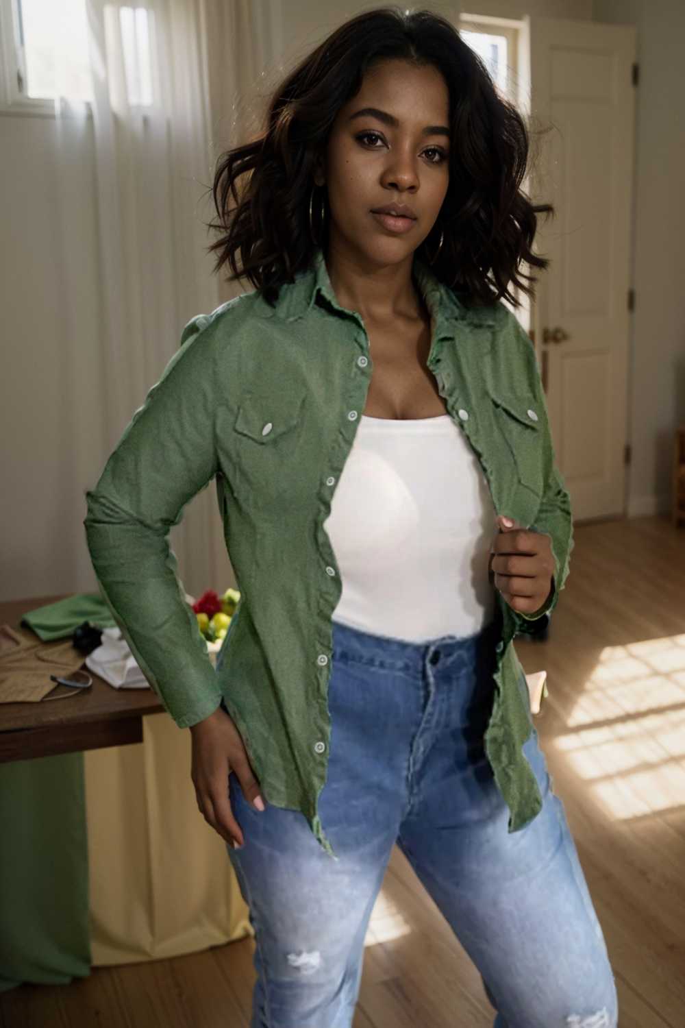 ruched trim button up long sleeve collared casual jacket 107626