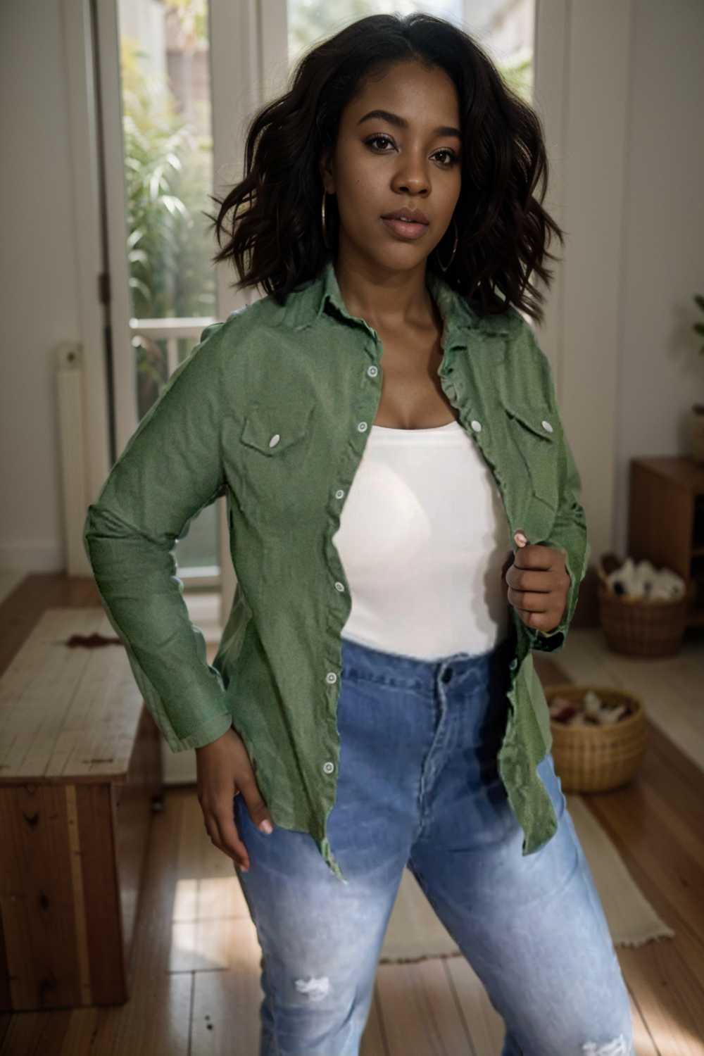 ruched trim button up long sleeve collared casual jacket 107623