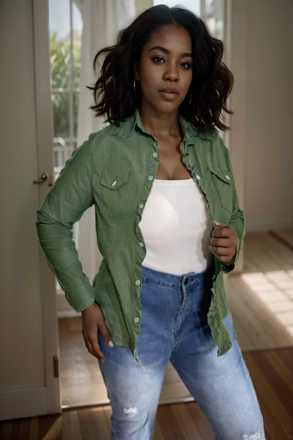 ruched trim button up long sleeve collared casual jacket 107620