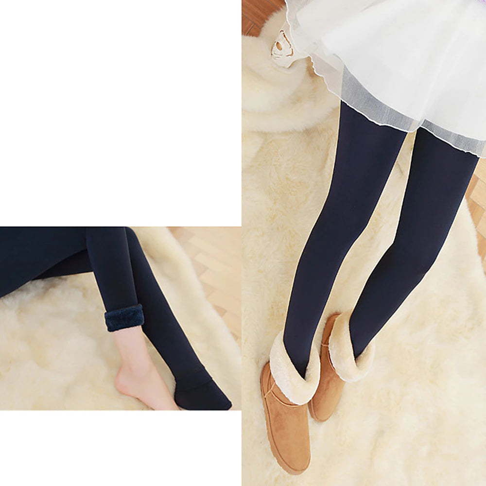 Women's Fleece Pants Normal Fleece Plain Black Red Fashion Mid Waist Full Length Daily Fall & Winter