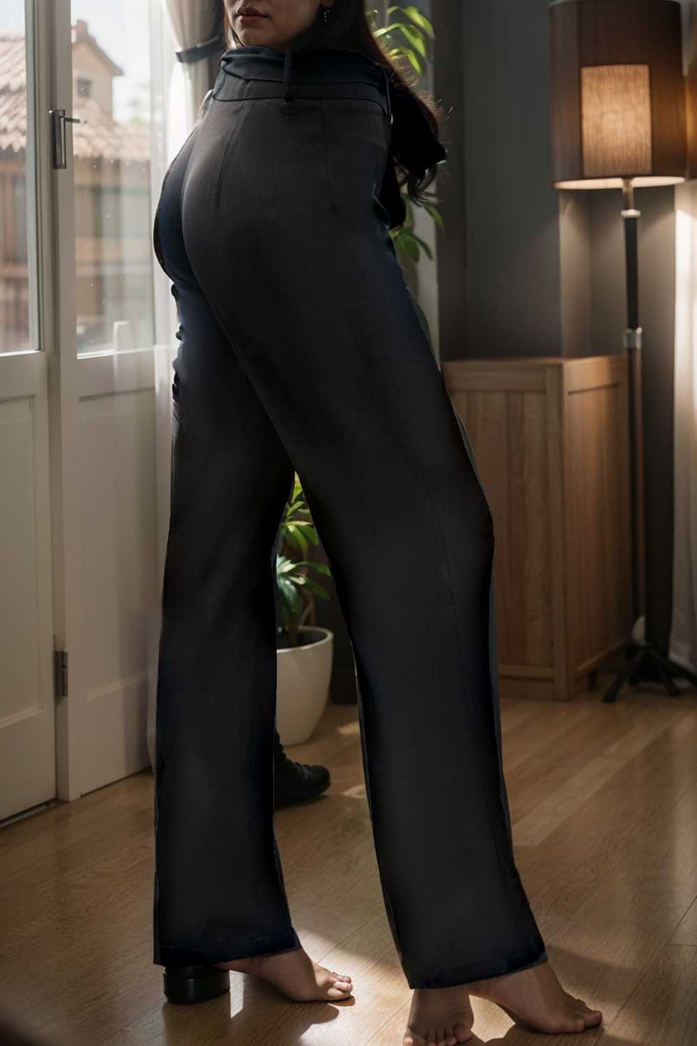 solid color one shoulder short sleeve jumpsuit 109769