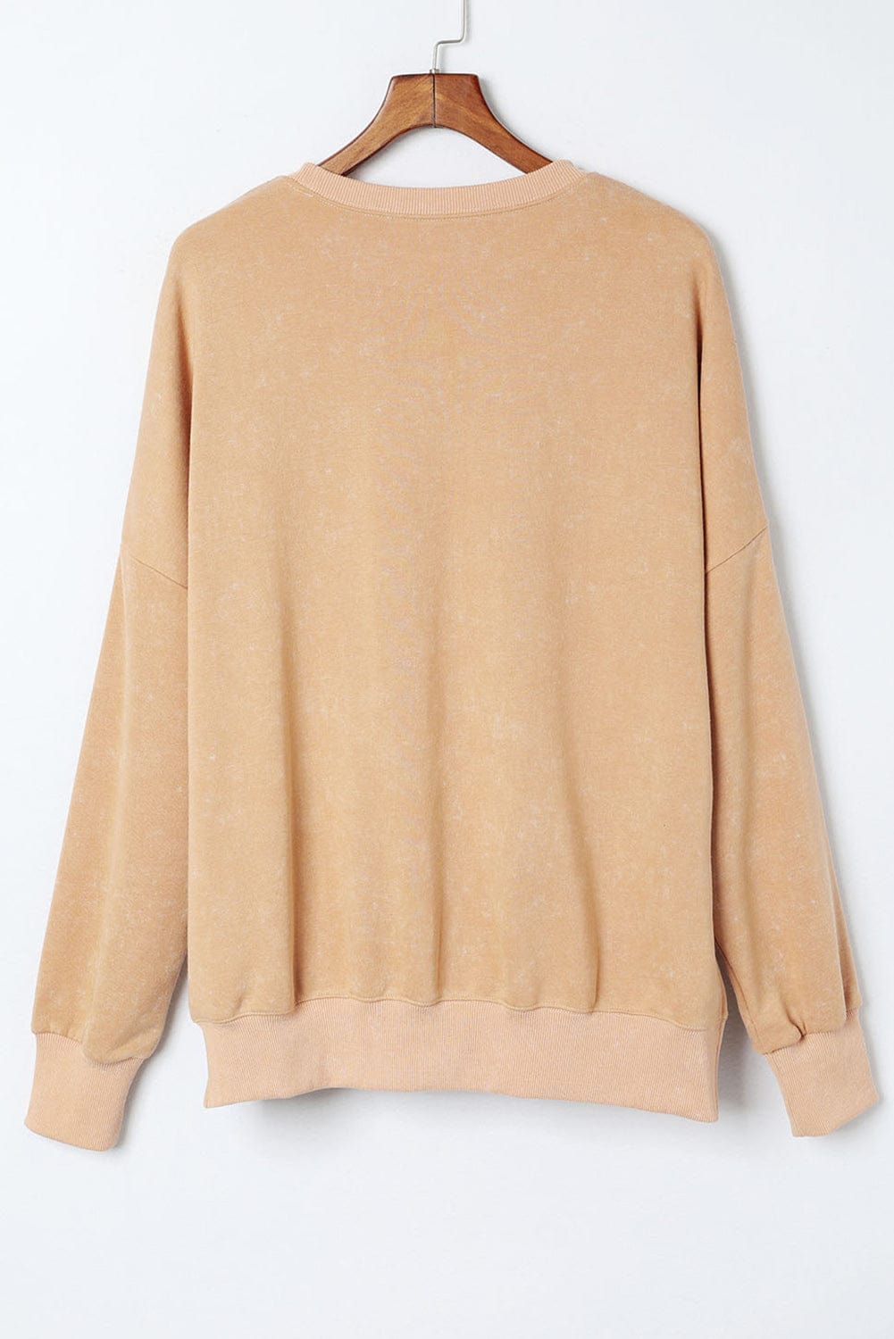 Solid Knit Off-Shoulder Sweater with Bishop Sleeves