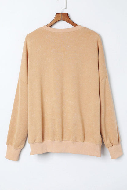 Solid Knit Off-Shoulder Sweater with Bishop Sleeves