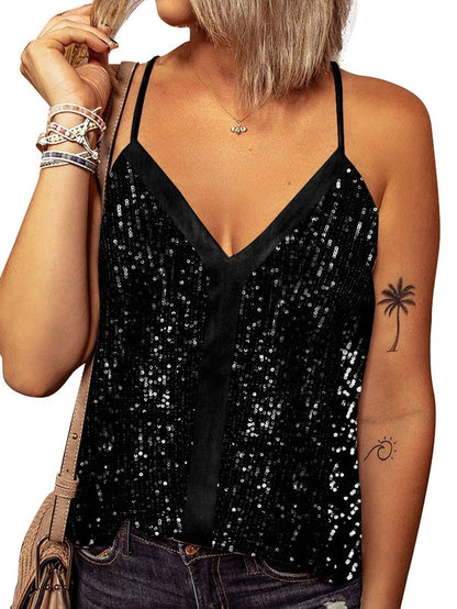 Sparkling Sequin Racerback Top