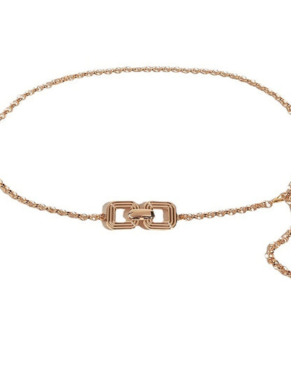 Women's Belt Metal Alloy Champagne Gold Chain Outdoor Dailywear Daily Holiday Pure Color / Spring / Summer / Fall / Winter - LuckyFash™
