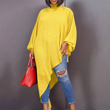 Women‘s Plus Size Curve T Shirt Dress Tee Dress Solid Color Turtleneck Ruched Long Sleeve Fall Spring Casual Maxi long Dress Casual Daily Dress