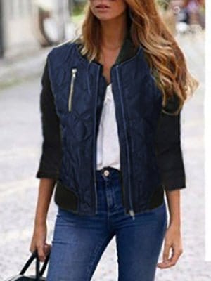 Unique Zipper Statement Jacket