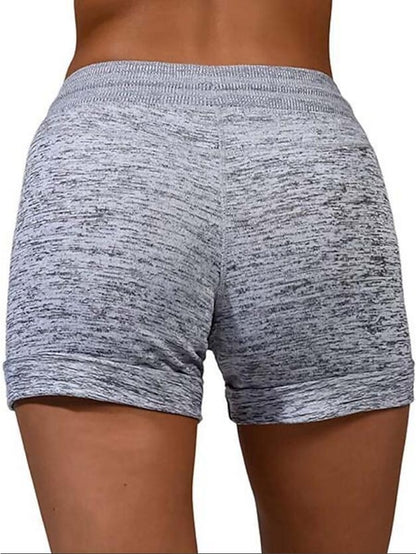 Women's Shorts Cotton Blend Black Grey Fashion Casual Weekend Side Pockets Short Comfort Letter S M L XL 2XL - LuckyFash™