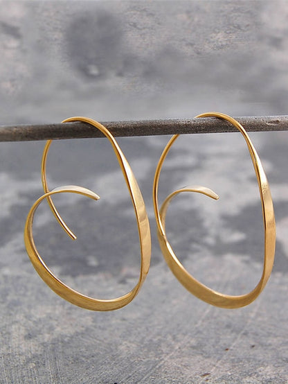 Women's Earrings Chic & Modern Street Geometry Earring / Gold / Silver / Fall / Winter / Spring - LuckyFash™