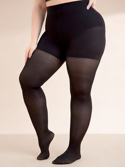 Women's Panty Hose Party Daily Solid / Plain Color Spandex Nylon Sexy Classic Oversized 1 Pair - LuckyFash™