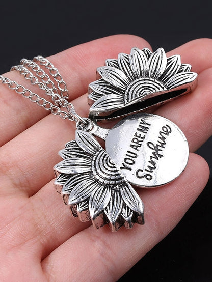 Women's necklace Fashion Street Sunflower Necklaces / Gold / Silver / Fall / Winter / Spring - LuckyFash™