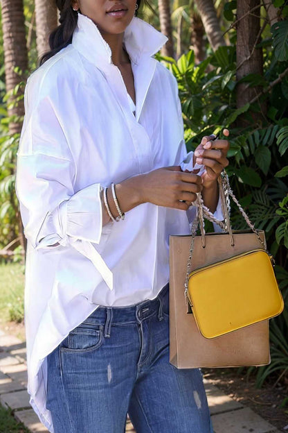 women s blouses loose solid belted long sleeve blouse 107289