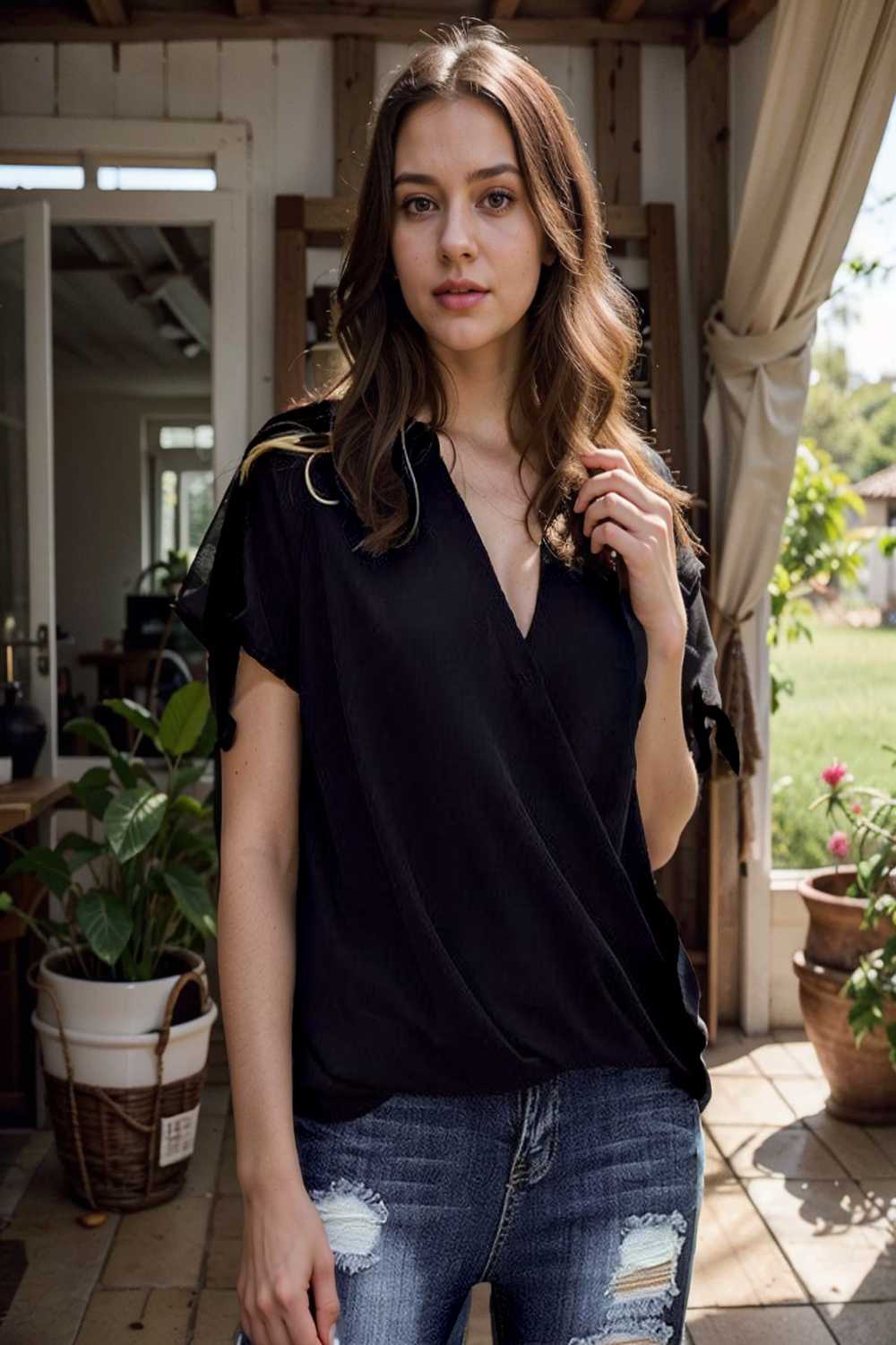 women s blouses loose solid belted long sleeve blouse 108625