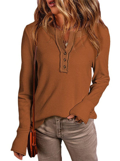 Women's Slim-Fit Knit Sweater with Long Sleeves