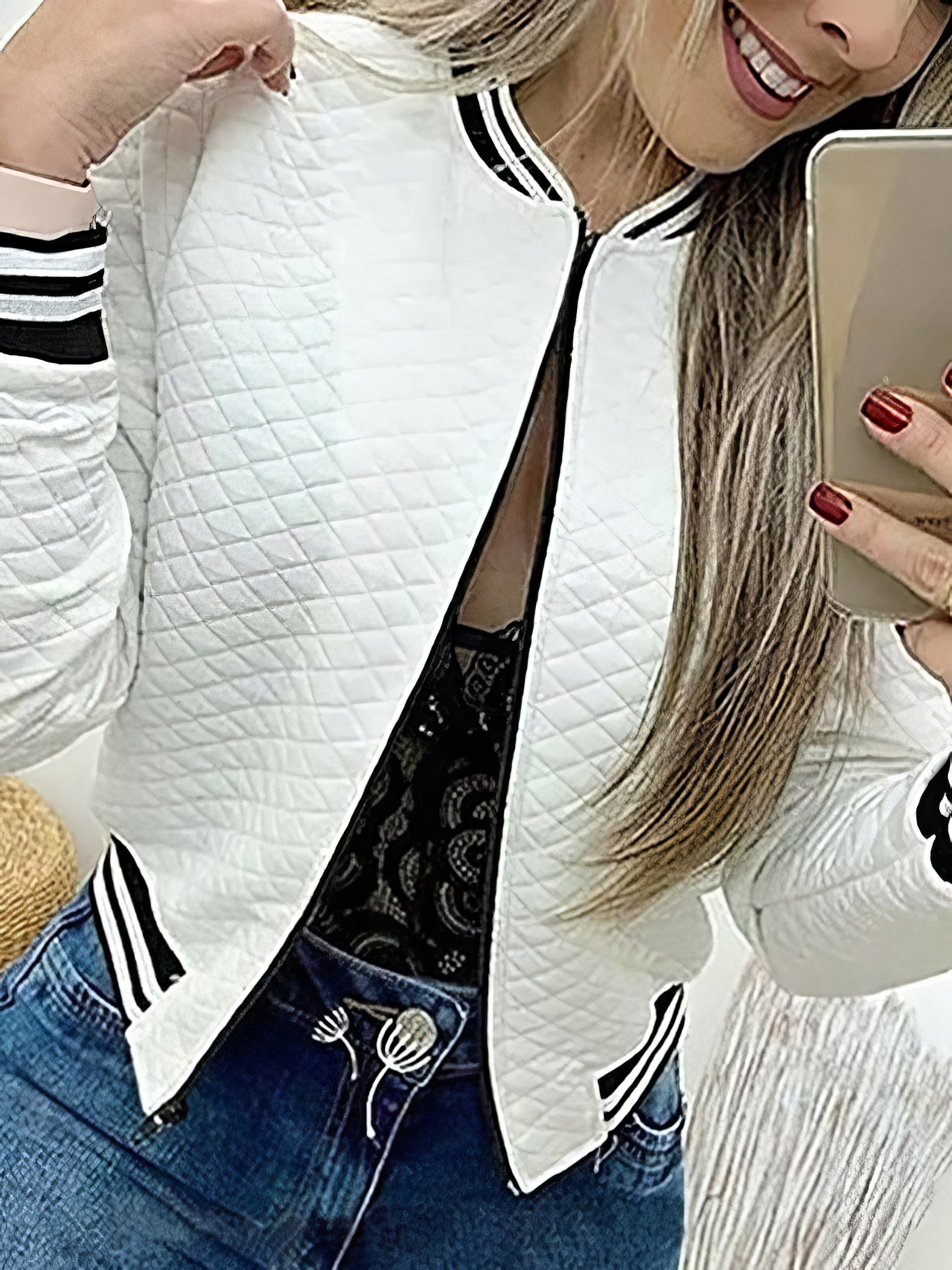 Jackets - Fashion Zipper Baseball Jacket - MsDressly