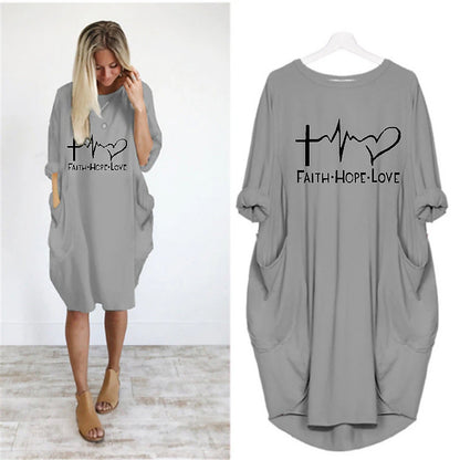 Women's T Shirt Dress Tee Dress Midi Dress Black White Champagne Half Sleeve Letter Ruched Summer Spring Crew Neck Casual 2023 S M L XL XXL 3XL 4XL 5XL