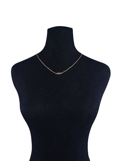 Women's necklace Elegant Wedding Pure Color Necklaces / Gold / Silver / Fall / Winter / Spring - LuckyFash™