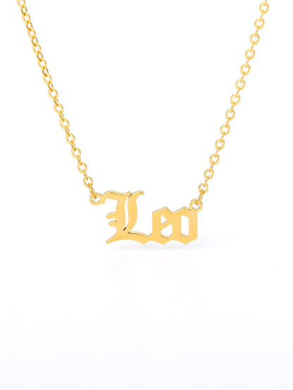 12pcs Constellation Letter Charm Necklace - LuckyFash™