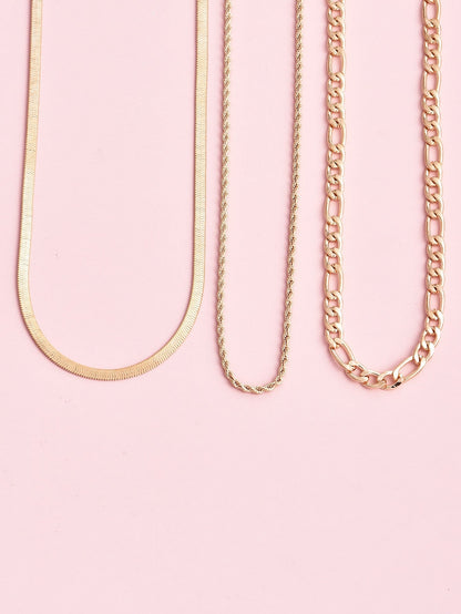 3pcs Metal Chain Necklace - LuckyFash™