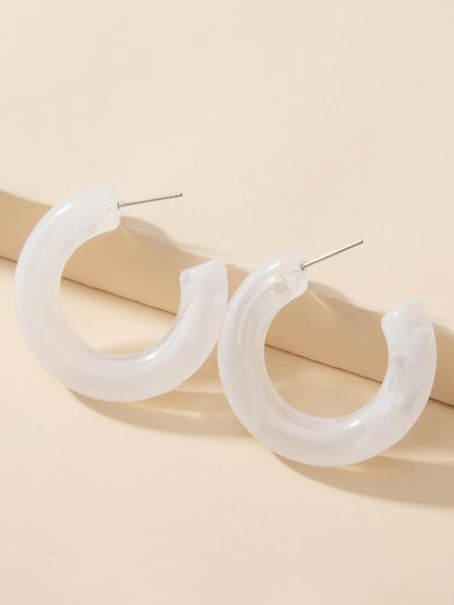 1pair Cuff Hoop Earrings - LuckyFash™