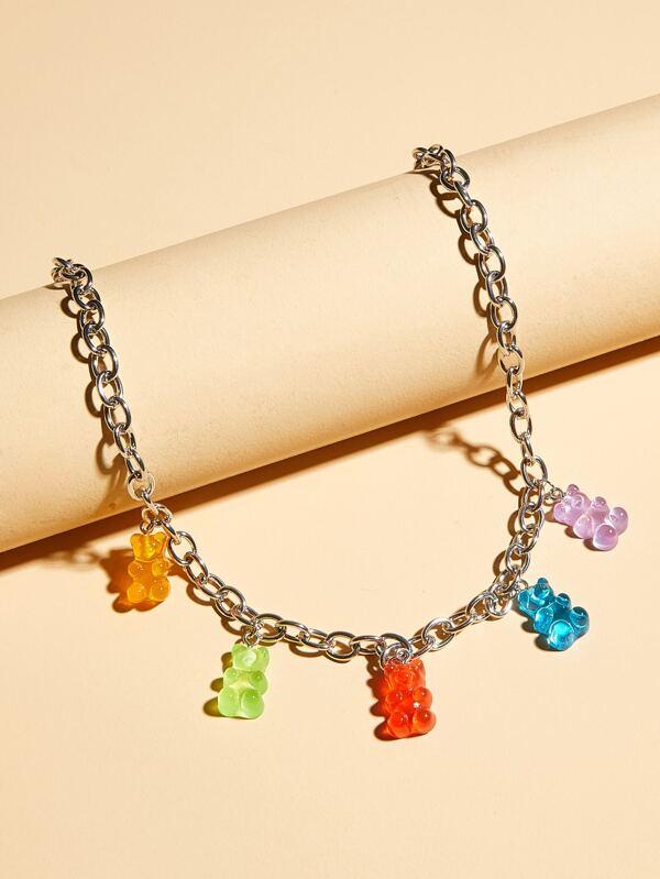 1pc Bear Charm Necklace - LuckyFash™