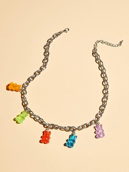 1pc Bear Charm Necklace - LuckyFash™