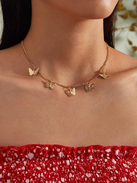 1pc Butterfly Charm Necklace - LuckyFash™