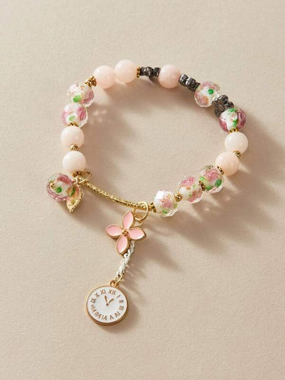 1pc Flower Charm Beaded Bracelet - LuckyFash™