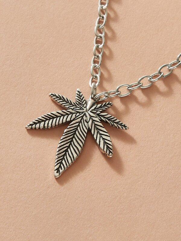 1pc Maple Leaf Charm Necklace - LuckyFash™