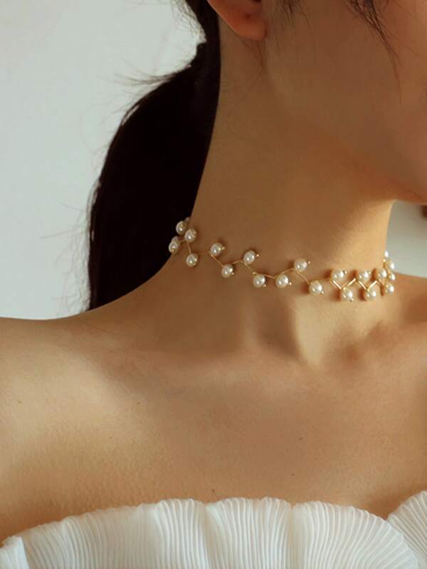 1pc Pearl Design Choker - LuckyFash™