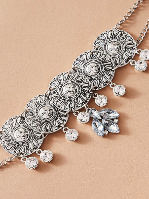 1pc Rhinestone Charm Chain Choker - LuckyFash™