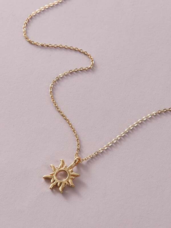 1pc Sun Charm Necklace - LuckyFash™