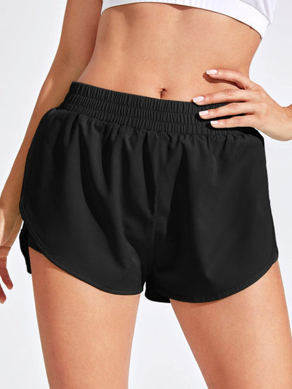 2 In 1 Tulip Hem Athletic Shorts - LuckyFash™