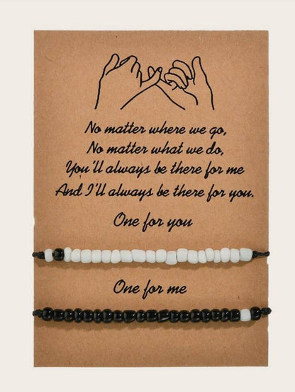 2pcs Friendship Beaded String Bracelet - LuckyFash™