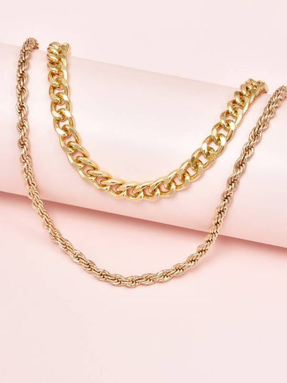 2pcs Simple Chain Necklace - LuckyFash™