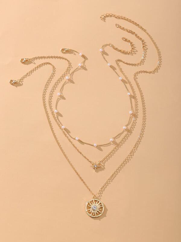 3pcs Sun Charm Necklace - LuckyFash™