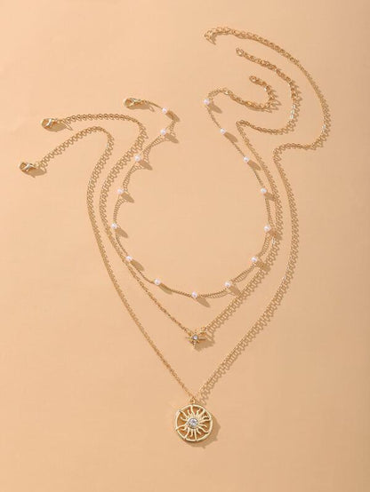 3pcs Sun Charm Necklace - LuckyFash™