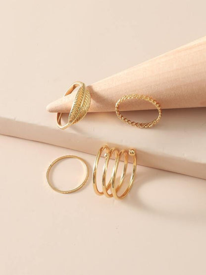 4pcs Minimalist Ring - LuckyFash™