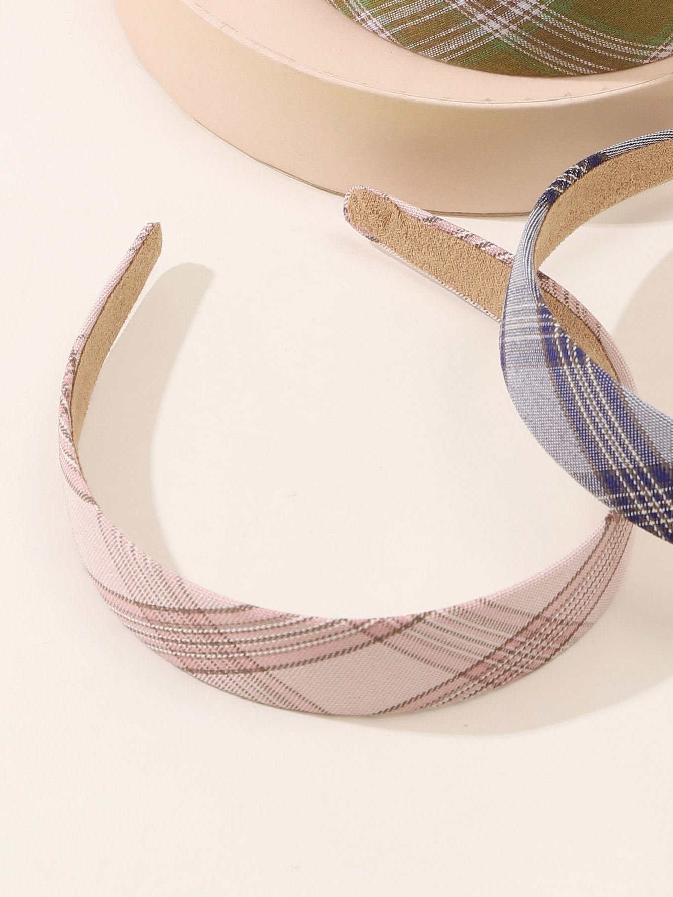 4pcs Plaid Pattern Hair Hoop - LuckyFash™