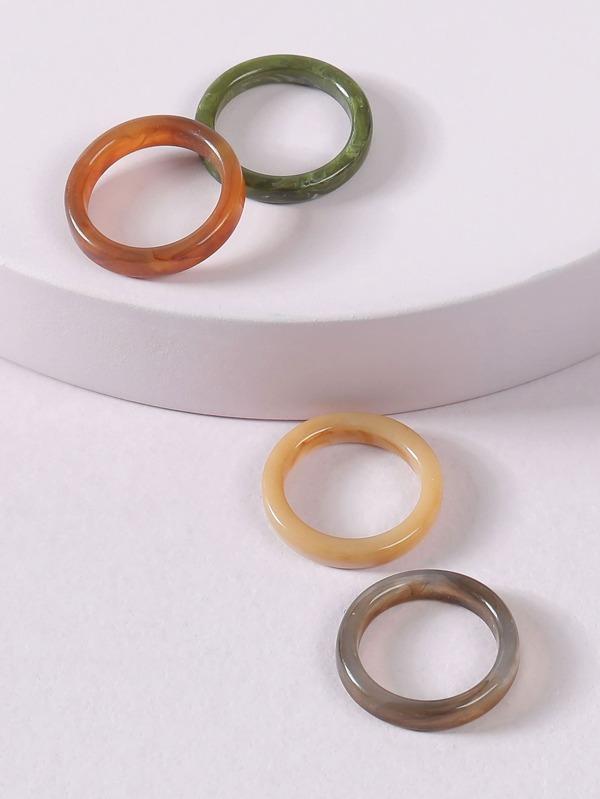 4pcs Resin Ring - LuckyFash™