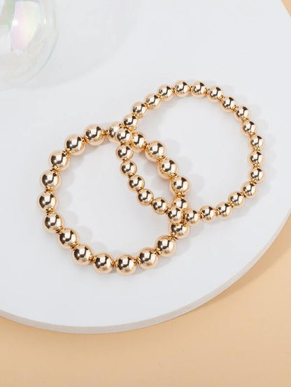 6pcs Round Ball Beaded Bracelet - LuckyFash™