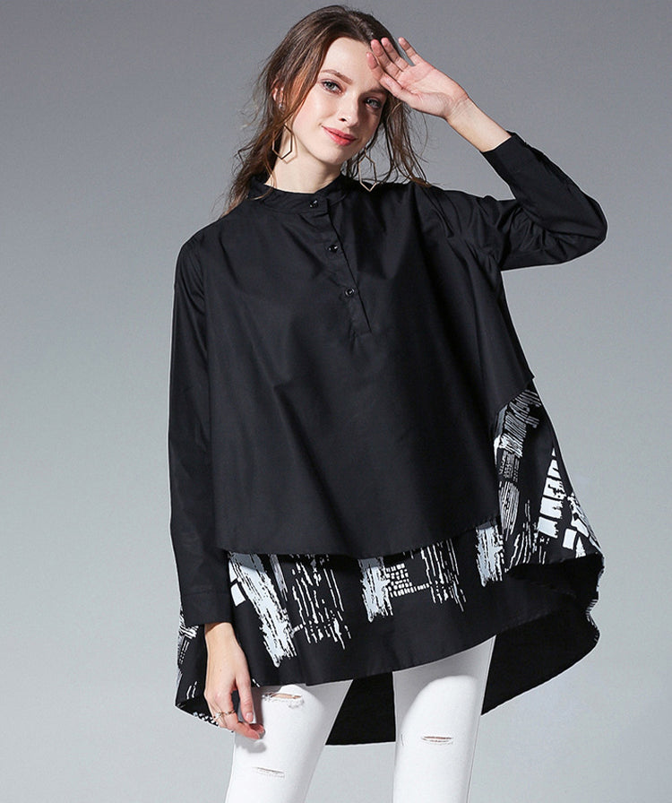 Blouses Loose Fashion Versatile Printed Blouse - LuckyFash™