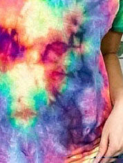 Slim Slimming Tie-dye Short-sleeved T-shirt - LuckyFash™