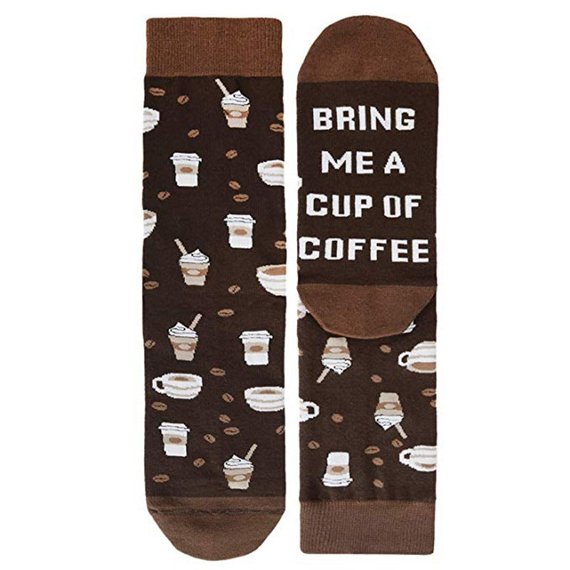 Women Warm Printed Cotton Socks - LuckyFash™