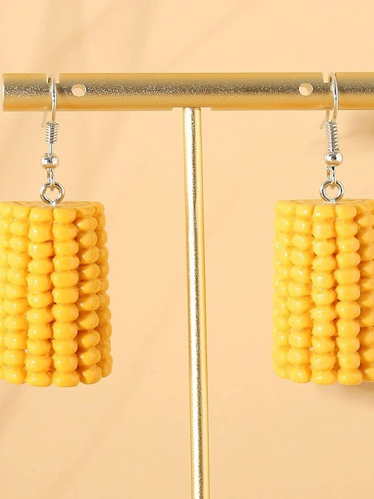 1 Pair Drop Earrings For Women's Street Gift Prom Plastics Geometrical Fruit - LuckyFash™