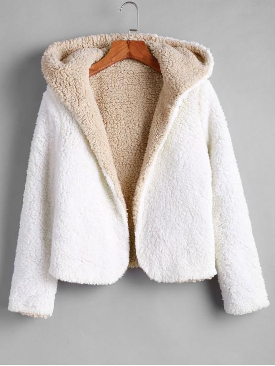 Alexis Ricecakes Hooded Reversible Teddy Coat - LuckyFash™