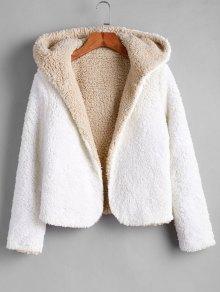 Alexis Ricecakes Hooded Reversible Teddy Coat - LuckyFash™