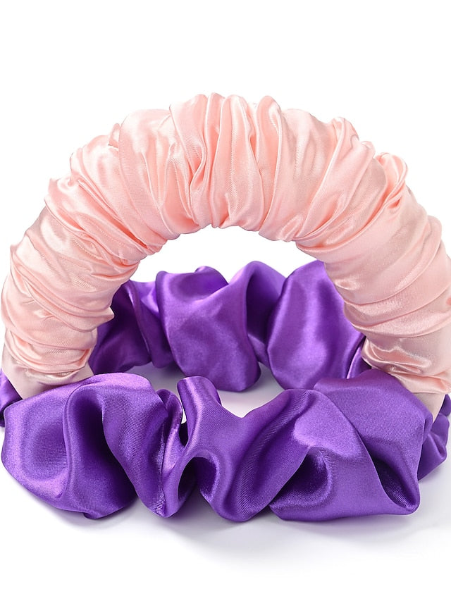 1PC Hair Ties Scrunchie For Daily Holiday Classic Fabric 1 2 3 for Women - LuckyFash™