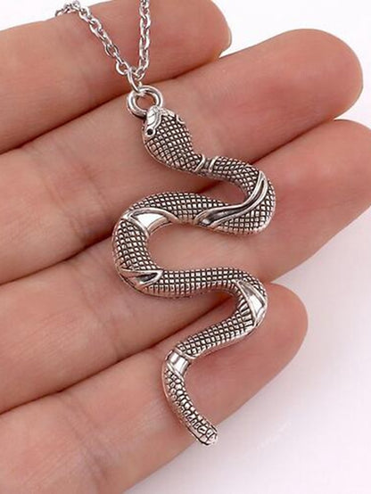 1PC Pendant Necklace For Women's Gift Daily Alloy Classic Snake - LuckyFash™